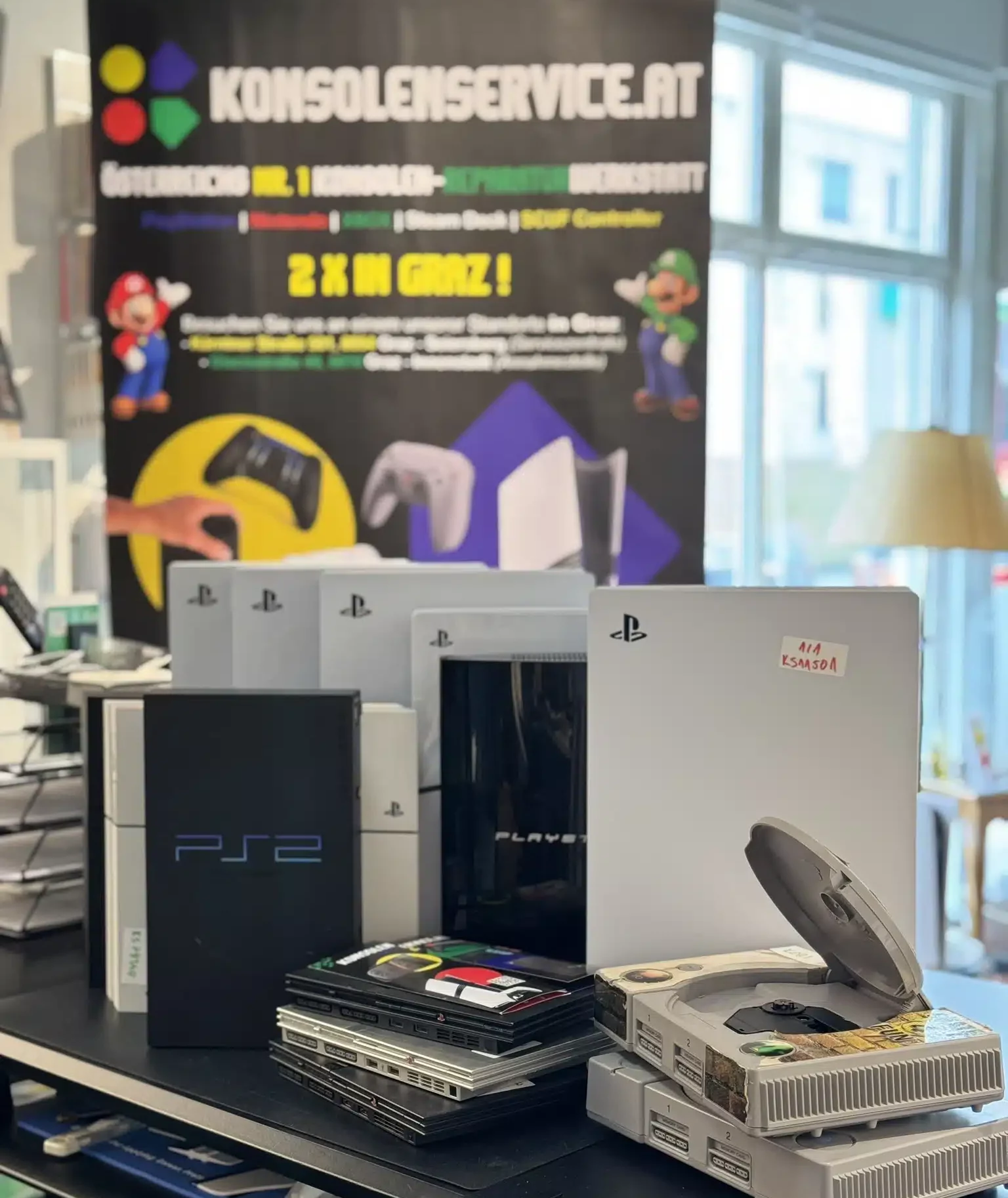 Konsolen Reparatur Österreich