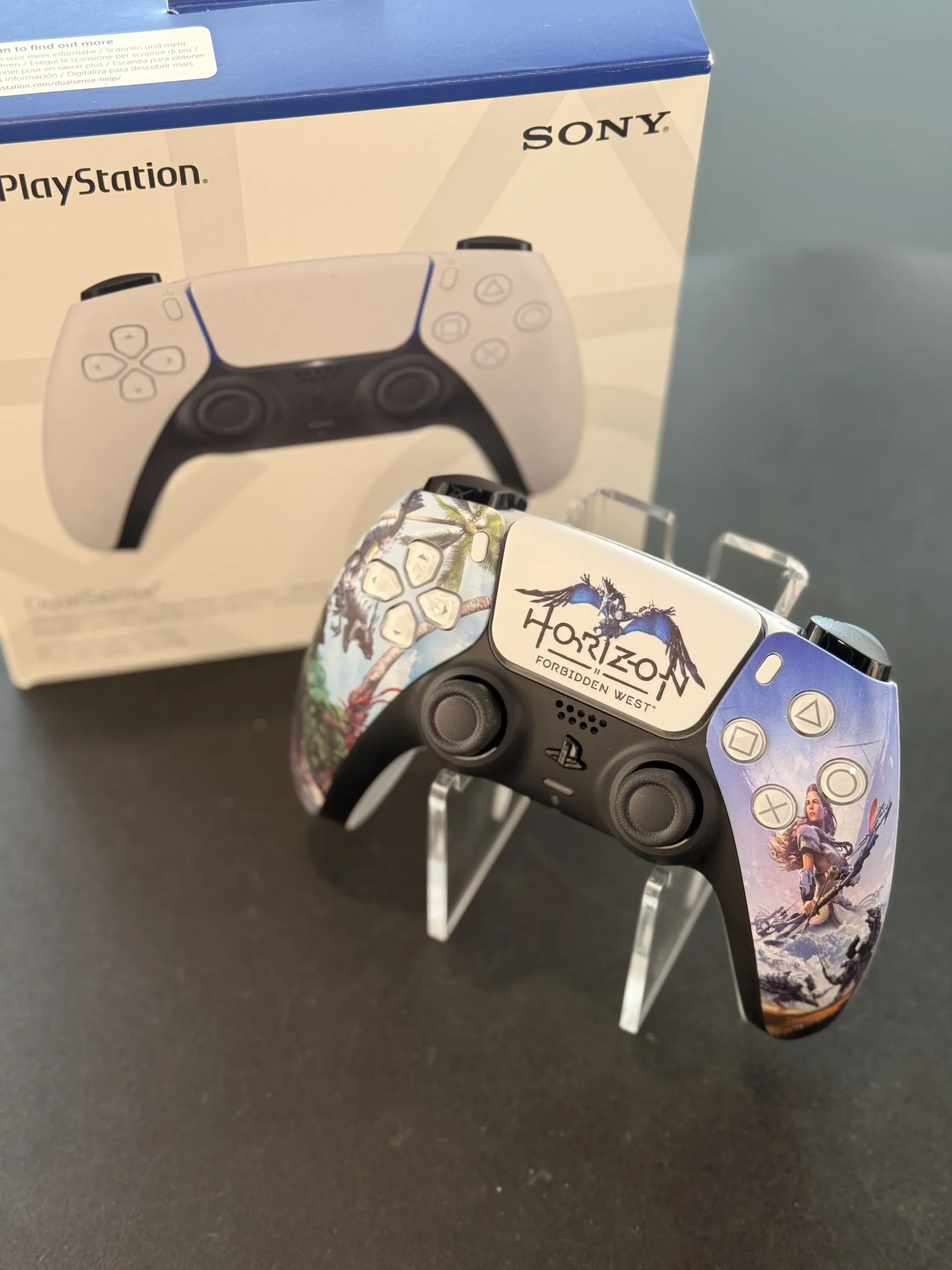 PS5 Controller Horizon Forbidden West mit TMR Hall-Effect Sticks • Konsolenservice.at PS5 Controller Horizon Forbidden West mit TMR Hall-Effect Sticks